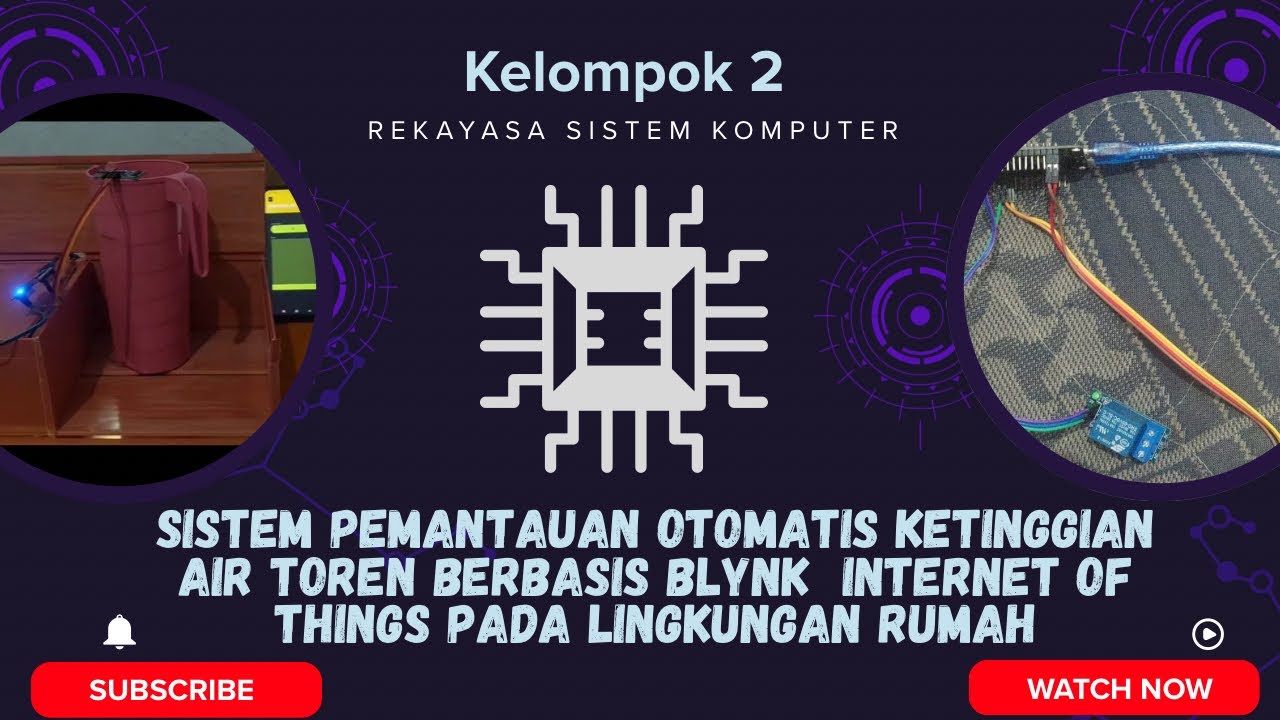 SISTEM PEMANTAUAN OTOMATIS KETINGGIAN AIR TOREN  BERBASIS BLYNK (IOT) PADA LINGKUNGAN RUMAH 