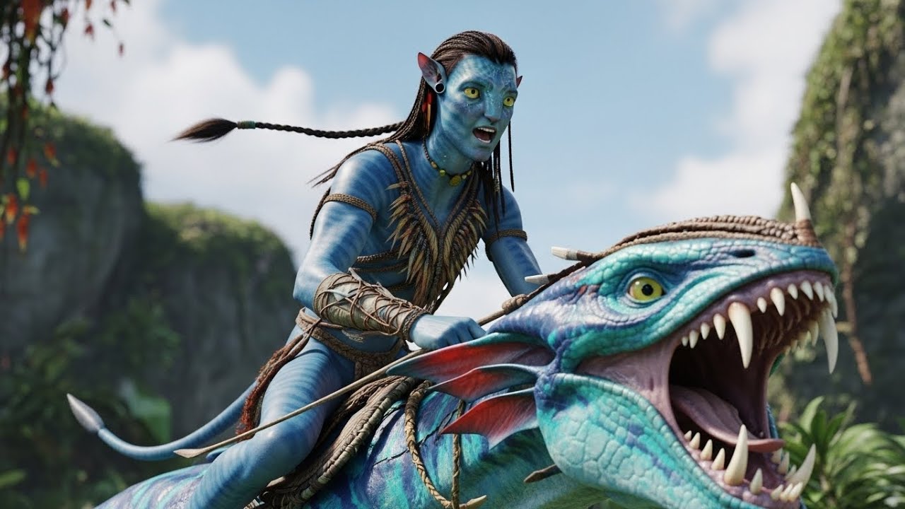 Miles Quaritch Tames His Ikran – First Flight Scene – Avatar: