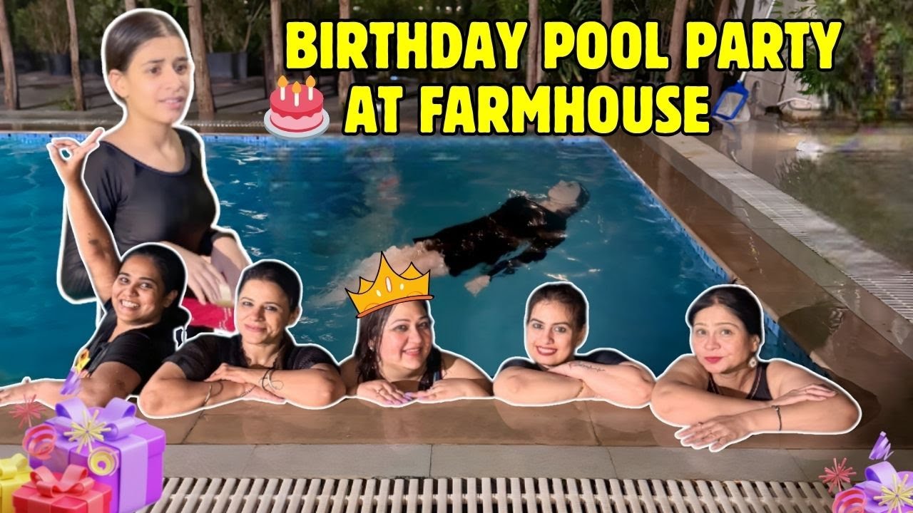 Birthday Pool Party At Farm House 