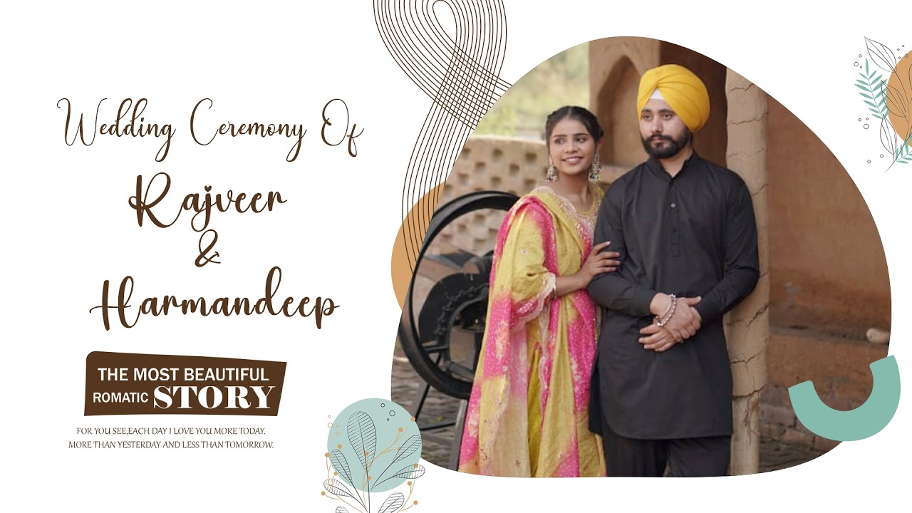 Live Wedding Ceremony Of Rajveer Singh Weds Harmandeep Kaur