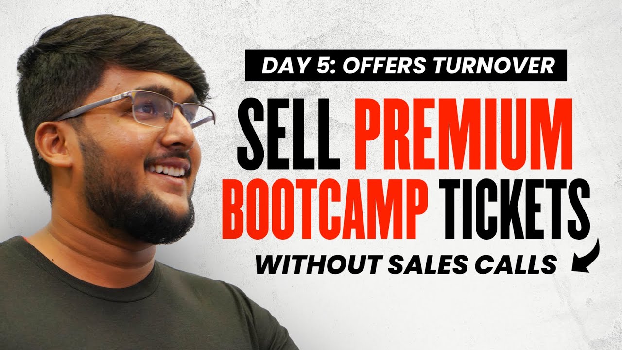 How we sell bootcamp/paid workshop/event tickets