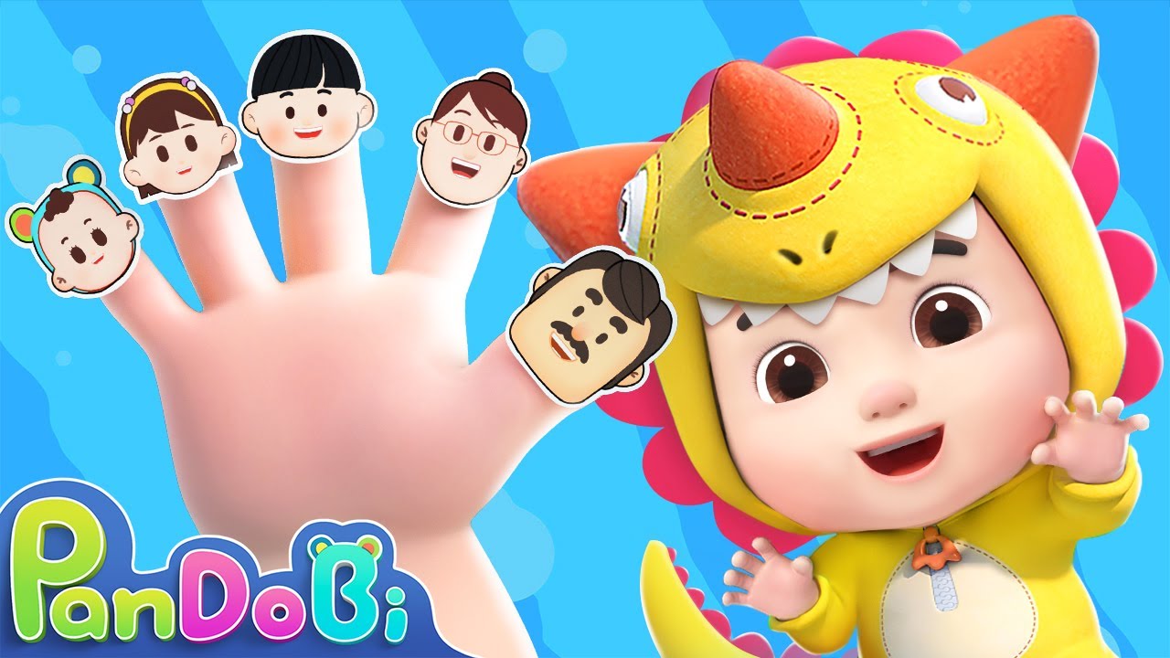 Dinosaur Finger Family Song | Daddy Finger + More Nursery Rhymes & Kids Songs - Pandobi