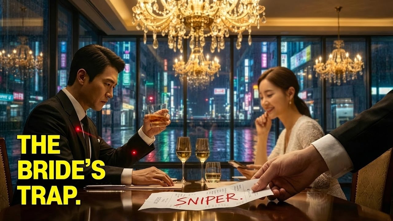 Waitress Slipped the Mafia Boss a Receipt — “Your Bride Hired the Sniper… He’s Already Inside”