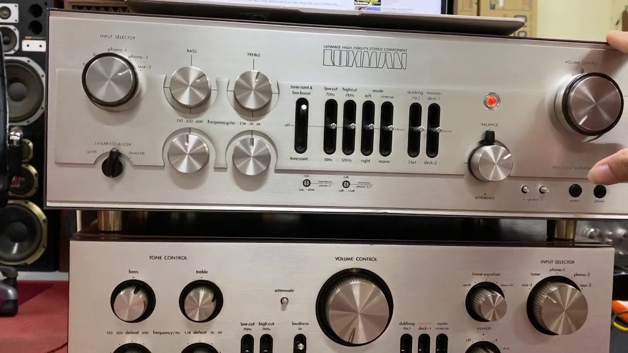 Test Amly Luxman L100–L85V Trước Khi Giửi Cho Các Bác