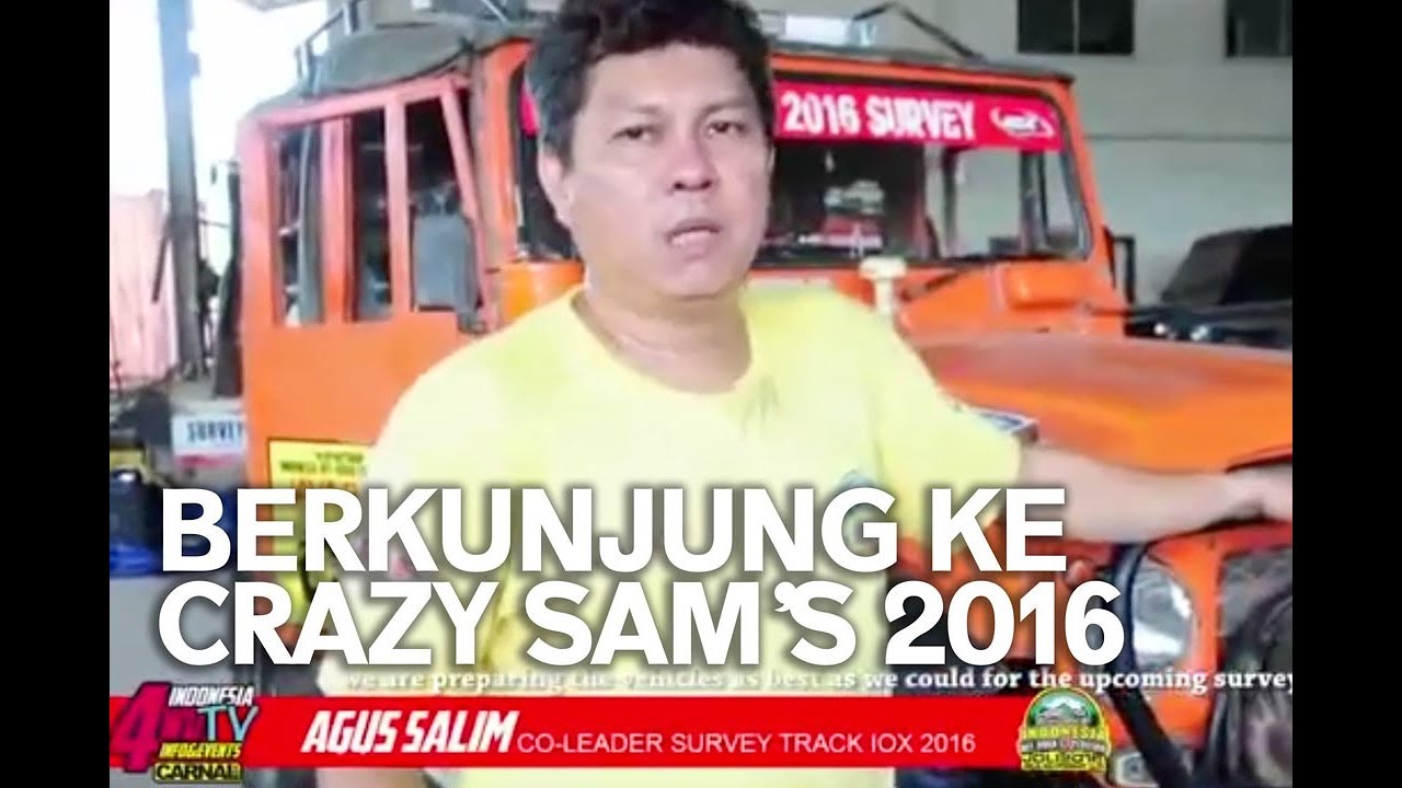 BERKUNJUNG KE CRAZY SAM's 2016