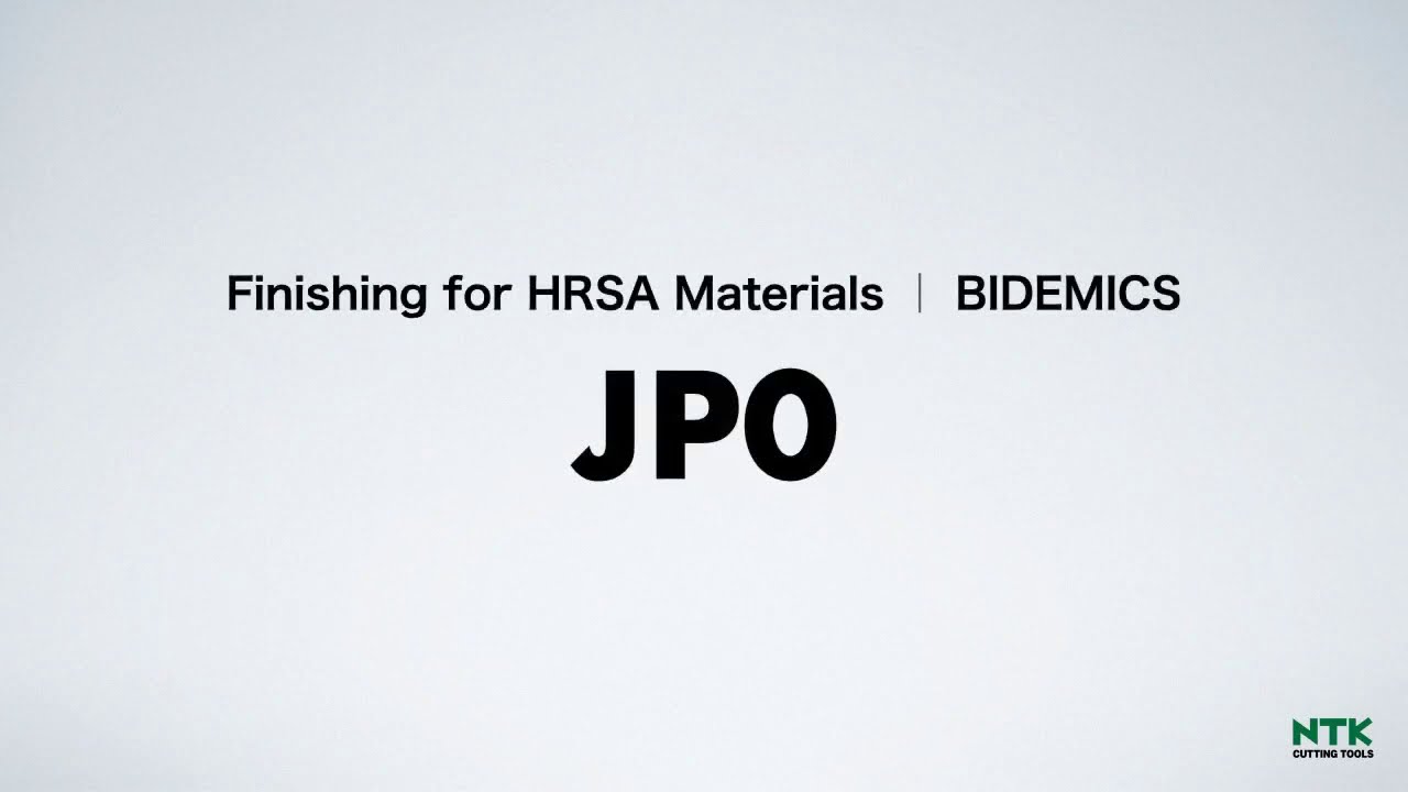 BIDEMICS JP0 Grade - Machining Heat Resistant Super Alloys like Inconel