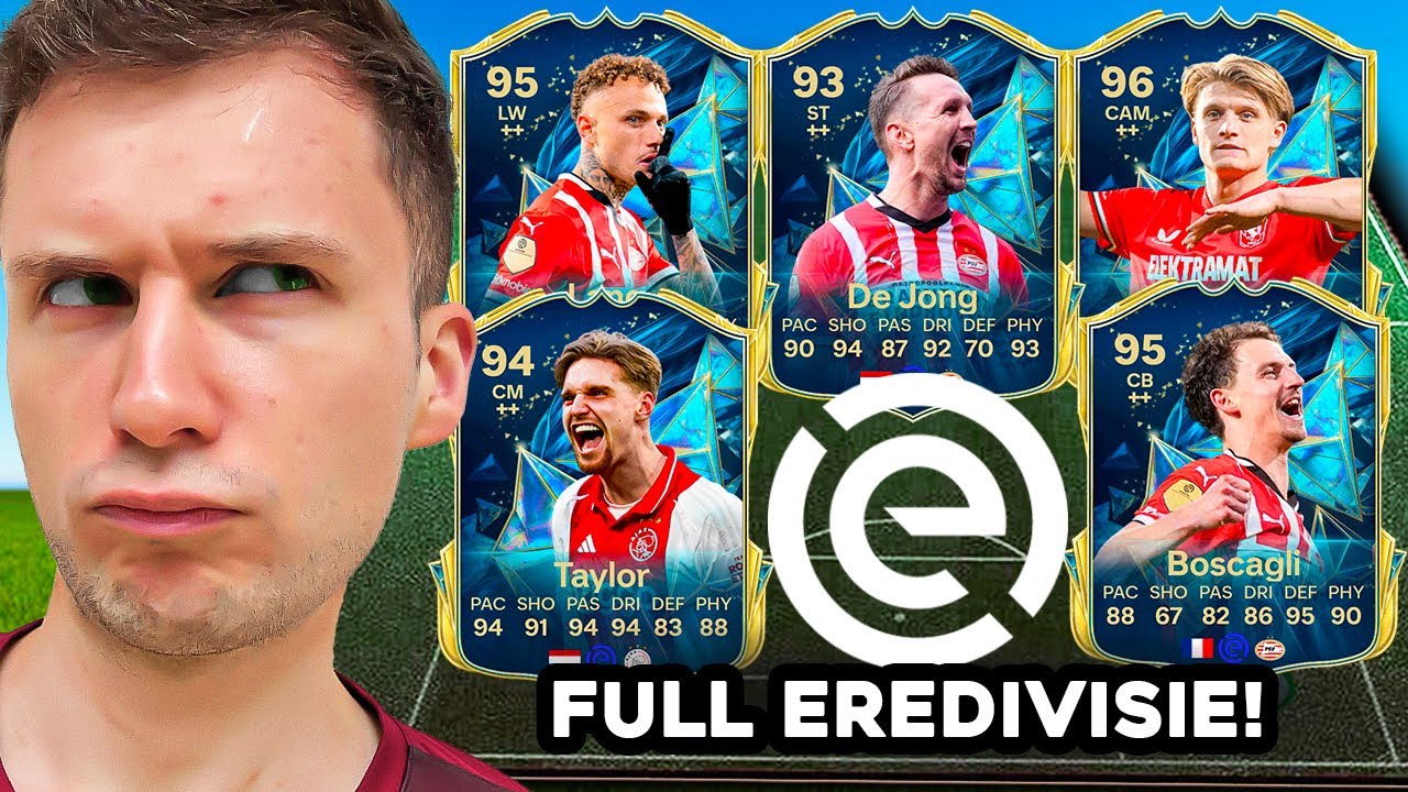 MONTEI UM TIME FULL TOTS DA EREDIVISIE 🔥🔥 ME LESIONEI NO FINAL DA WL 🤕🤕 EA FC 25 ULTIMATE TEAM BR