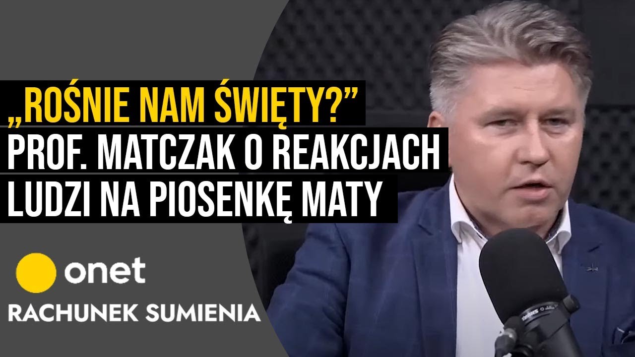 Prof. Marcin Matczak: ludzie mdleją grupowo, kiedy mój syn śpiewa tę piosenkę