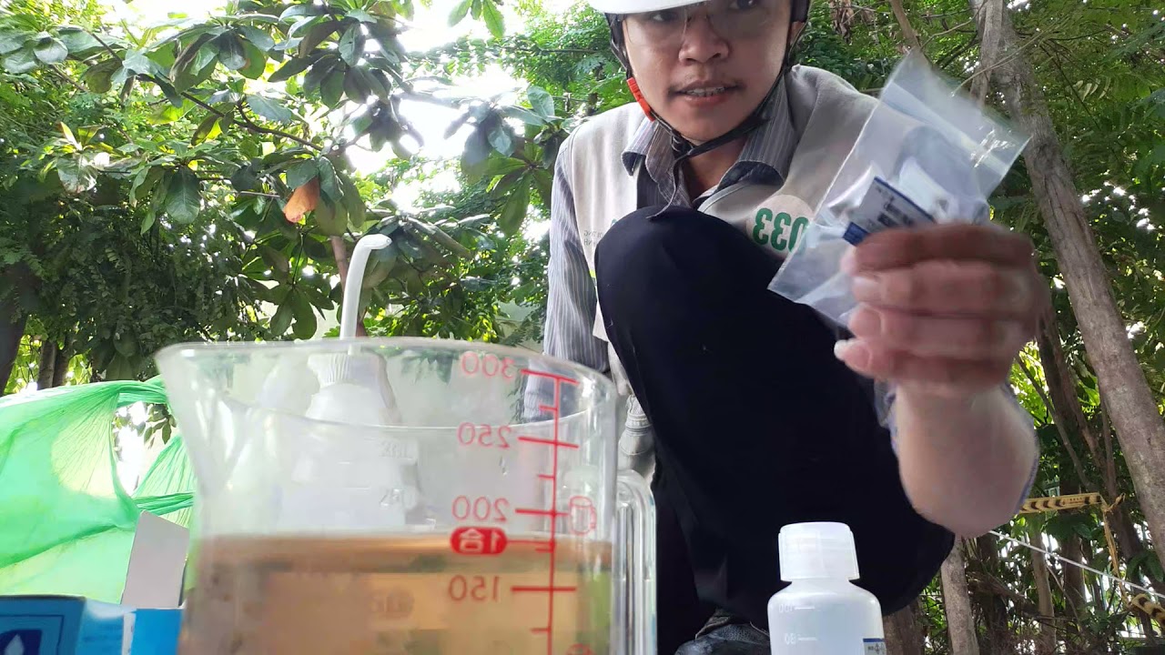Hướng dẫn đo các chỉ tiêu trong nước thải bằng bộ test nhanh 2
