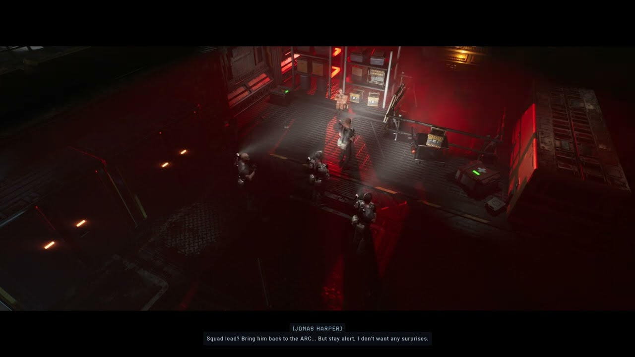 Aliens Dark Descent- M01 1st Crusher Fight (NG+, Max Difficulty, Multiple Sergeants Gameplay)