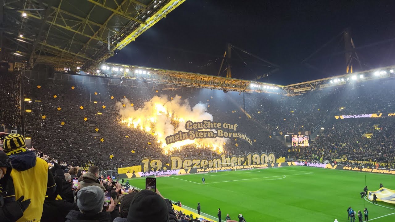 BVB Choreo zum 114. Geburtstag. 