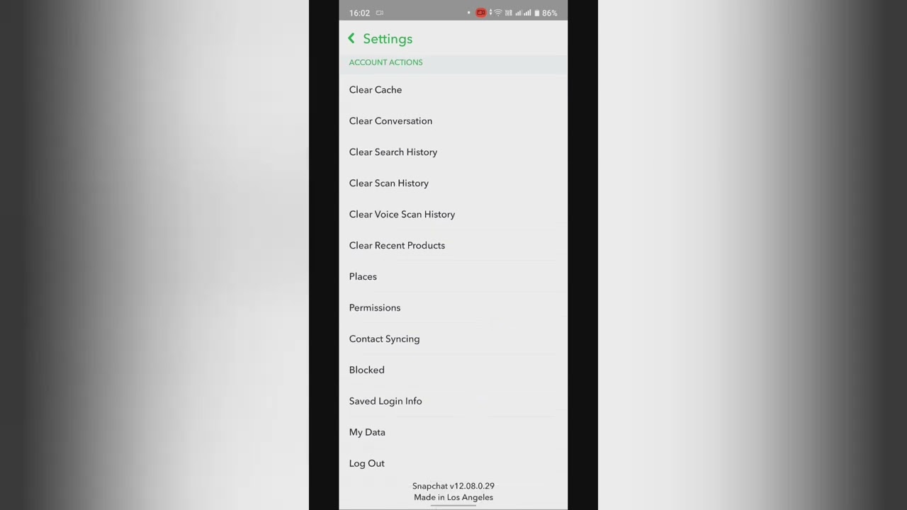How to view contact syncing in Snapchat