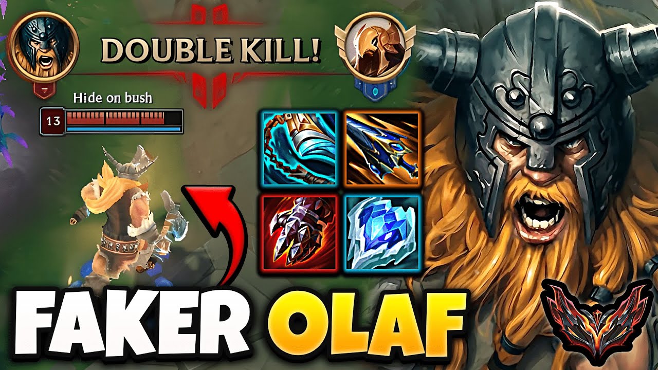 T1 Faker Olaf vs Camille [ TOP ] Patch 14.3 Korea Grandmaster ✅