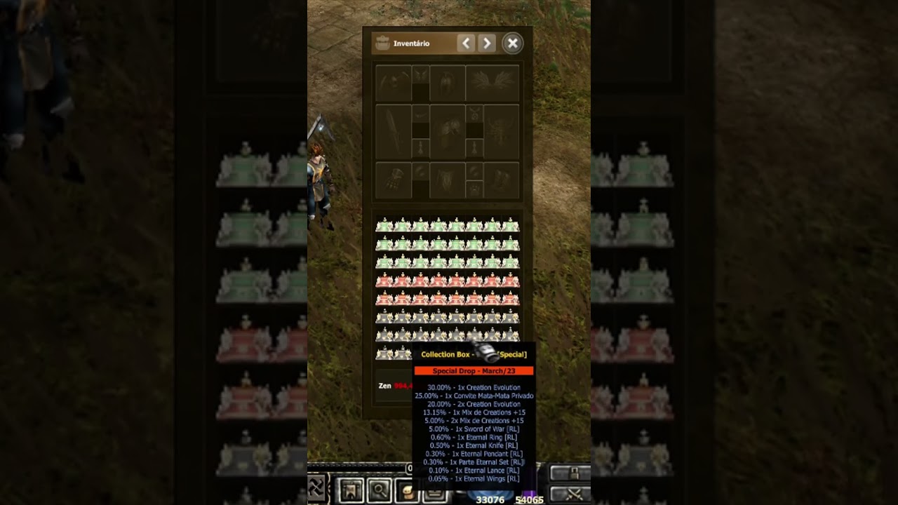 🎁 wPoint System no MuAwaY: seus drops valem pr&ecirc;mios! #muaway #mu #muonline #mmorpg #shorts