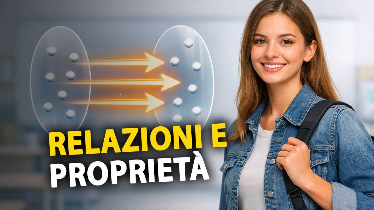 Relazioni tra insiemi: definizioni, rappresentazioni e proprietà - Lez 28
