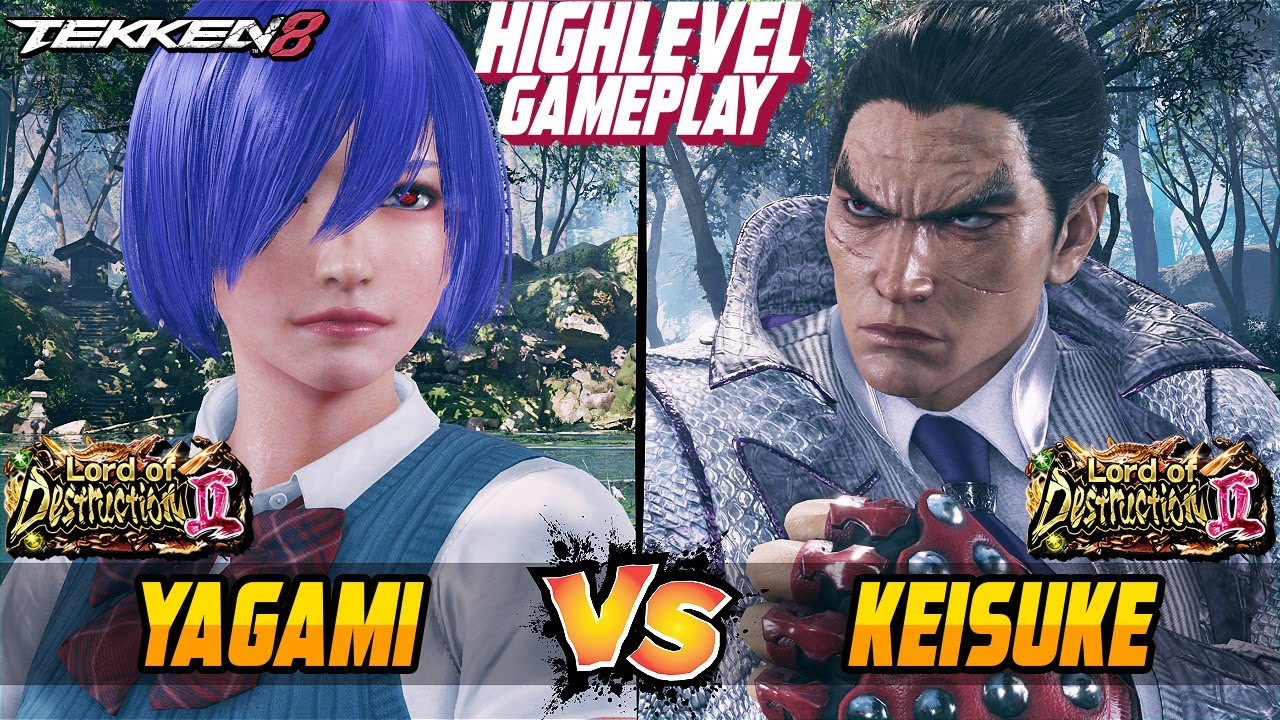 Tekken 8 – YAGAMI (REINA) vs KEISUKE (KAZUYA) – T8 High Level Gameplay!