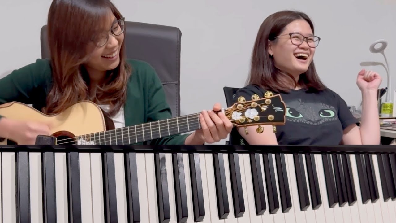 Sunset - Nathania Jualim (Guitar Piano Version ft. Alice Grace)