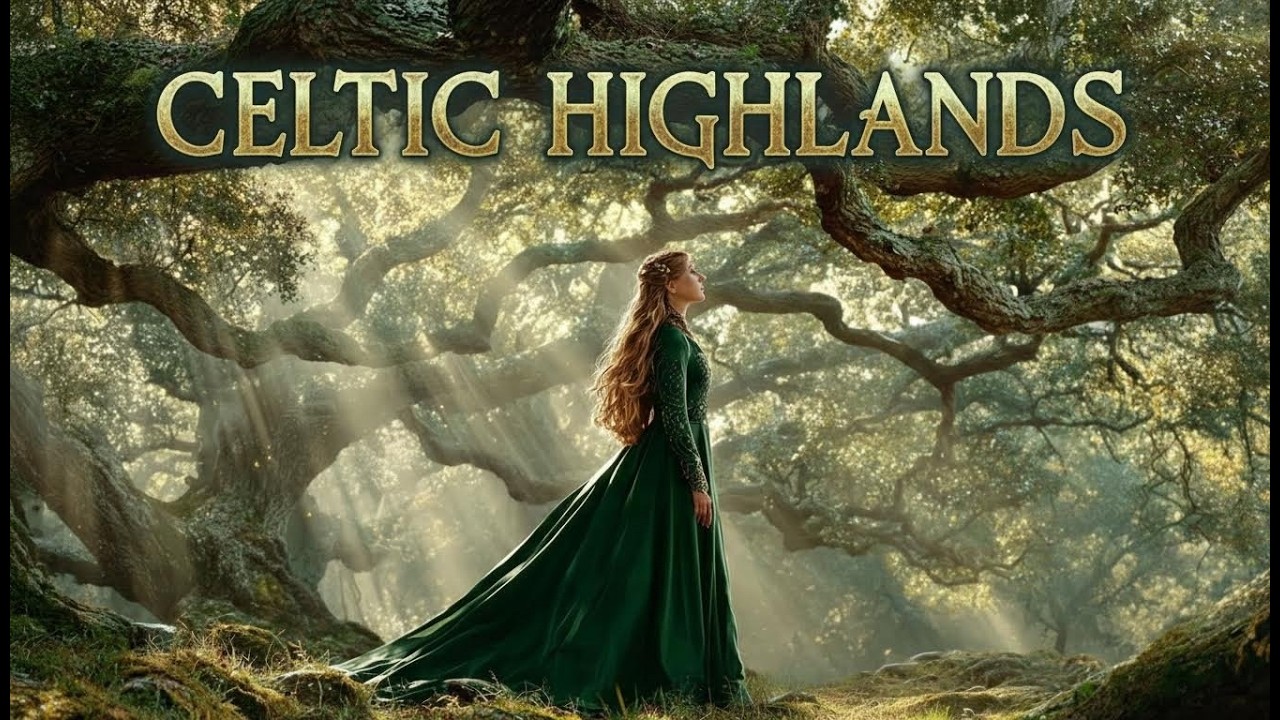 Serene Celtic Song in Quiet Twilight | Ethereal Female Vocals and Delicate Harp