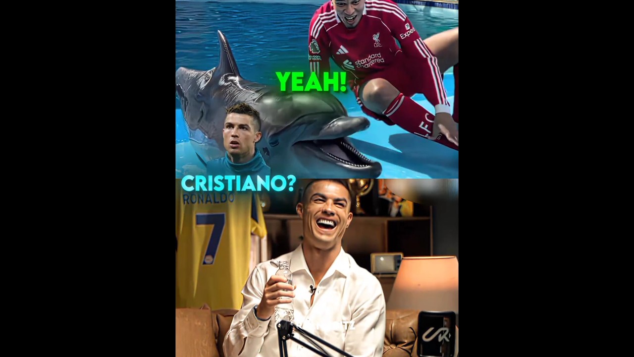 Ronaldo Reacts To Smart Dolphin 🤯🐬