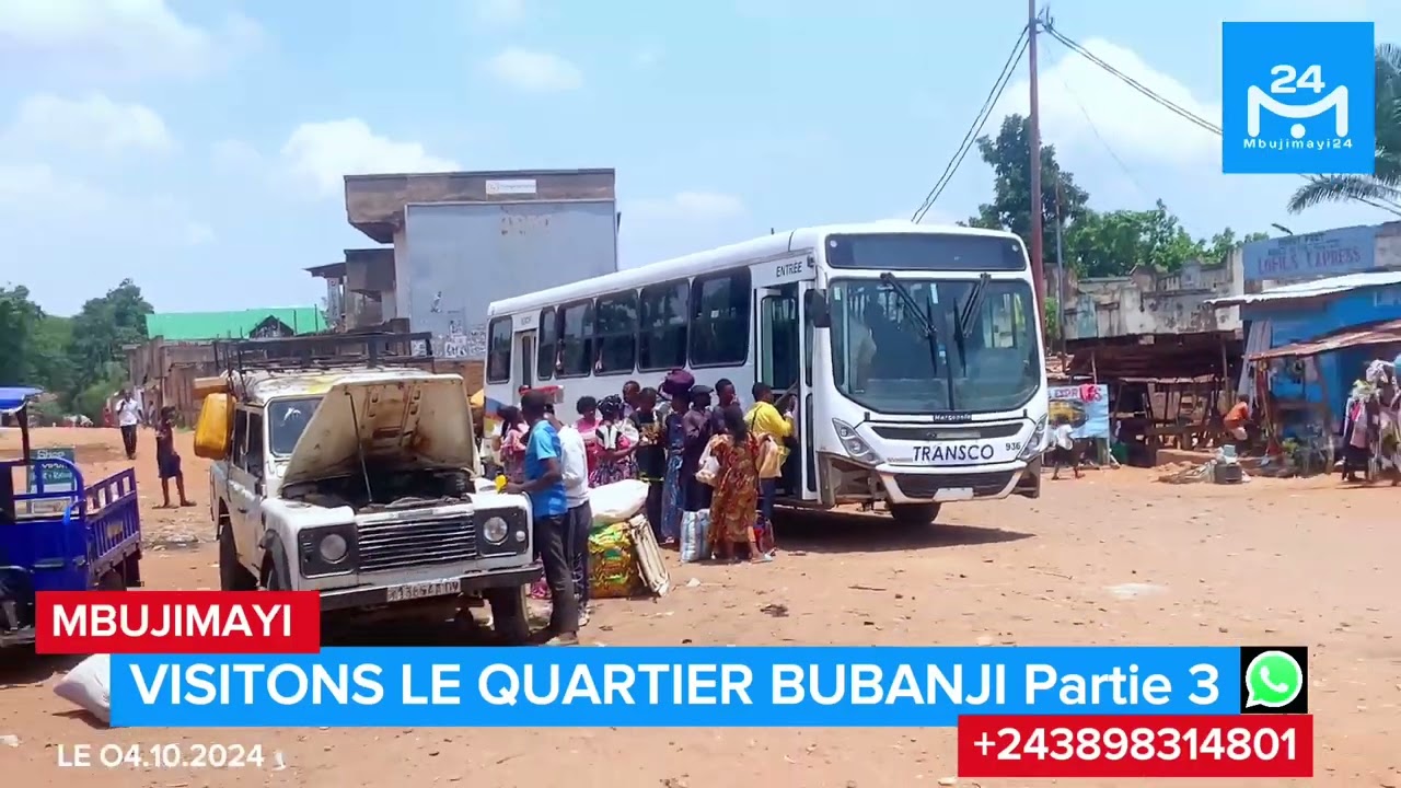 MBUJIMAYI: VISITONS LE QUARTIER BIMPE Partie 3