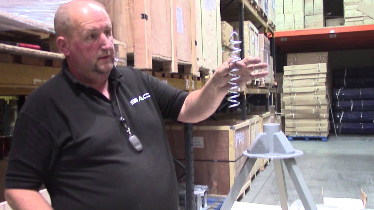 How To Secure/Attach a TV Aerial To Your Caravan/Motorhome - Using A Tripod