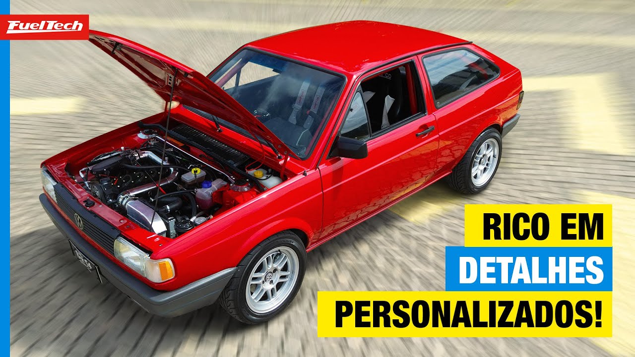 GOL 1.000 TURBO 300cv feito por 2 irmãos entusiastas!