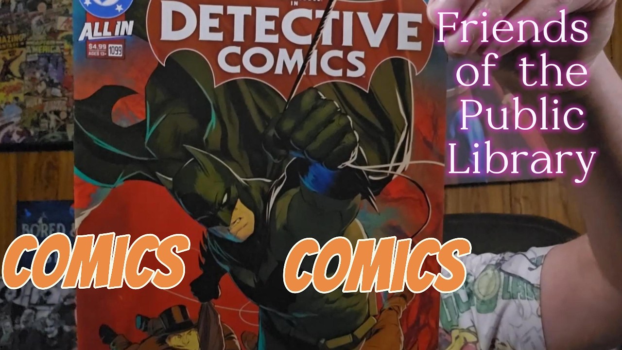 Comics found at Friends of the Public Library Warehouse.