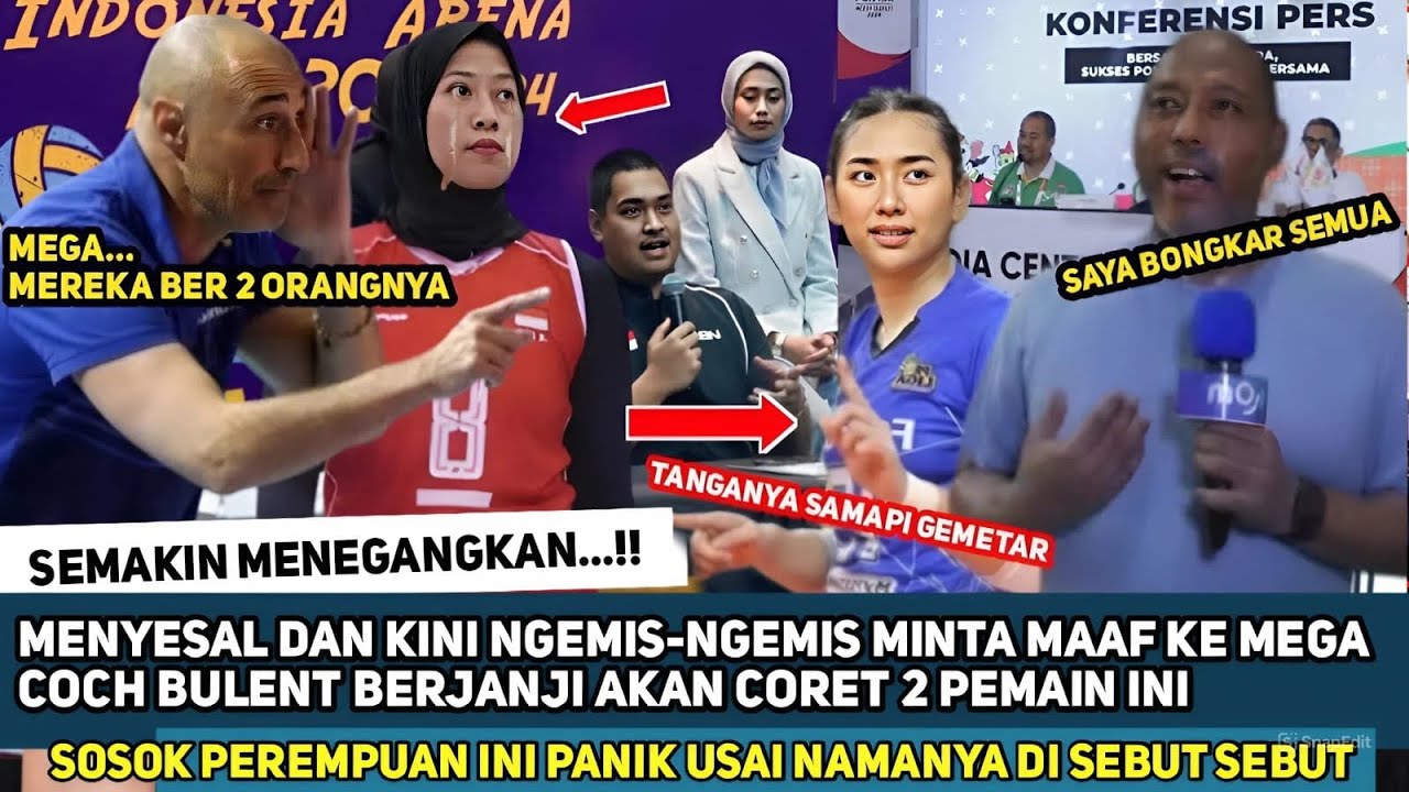🔴 VIRAL MALAM INI !! MENYESAL PELATIH JPE CORET 2 PEMAIN & NGEMIS NGEMIS MINTA MAAF KE MEGA
