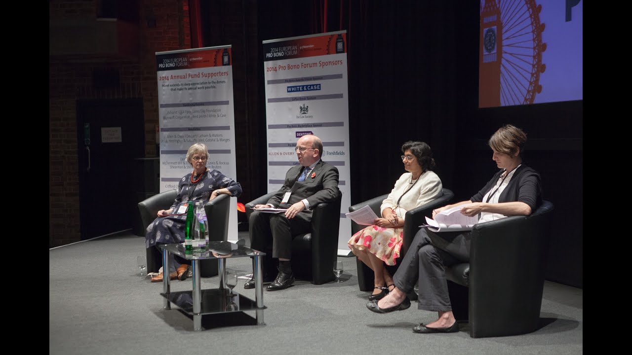 Debate: Access to Justice, Legal Aid and Pro Bono in the U.K.