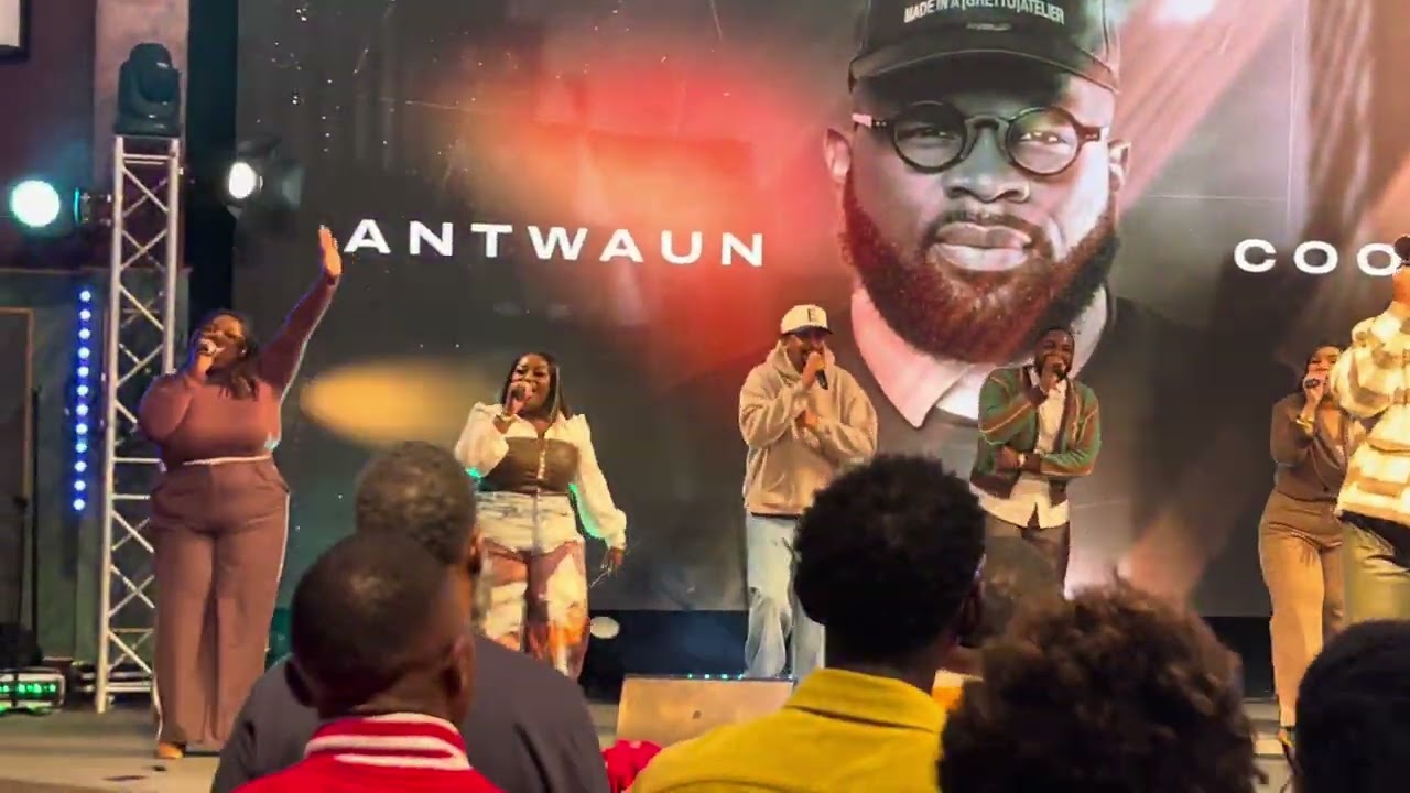Antwaun Cooks singing “Bless The Lord With Me Medley” at The Experience Encounter in Columbia SC