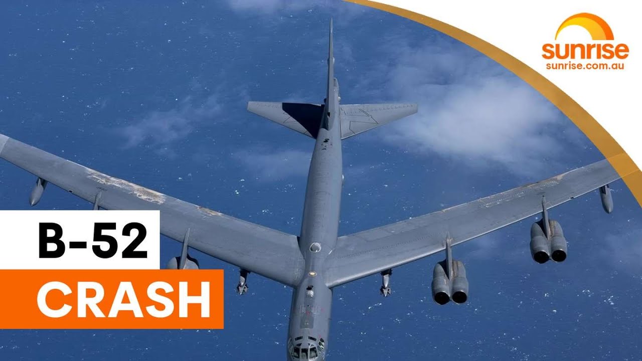 B-52 bomber crashes at Edwards Air Force Base | Sunrise