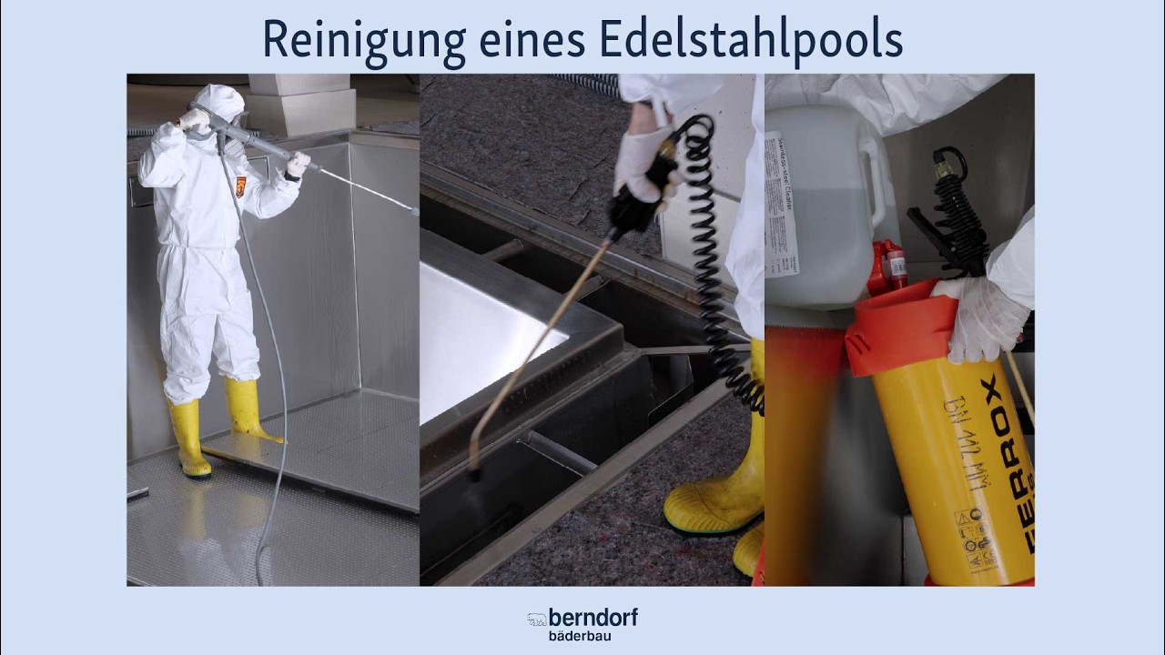 So reinigen Sie ihr Edelstahlpool richtig!