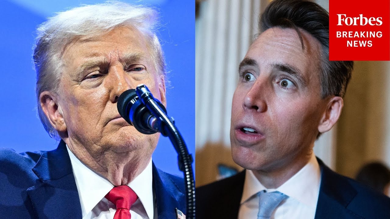 Josh Hawley Reacts To Trump Calling For The Federal Government To Run Elections