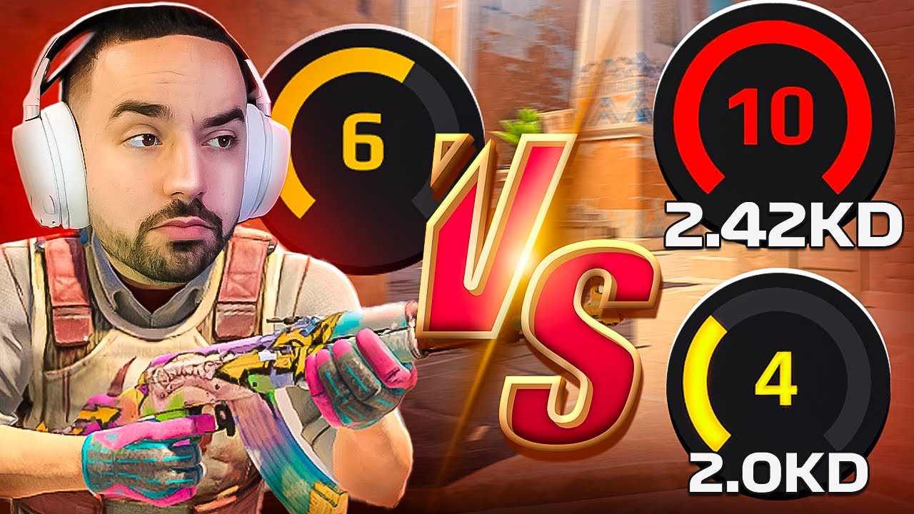 APANHAMOS UM LVL 10 FACEIT COM 2,42KD ...