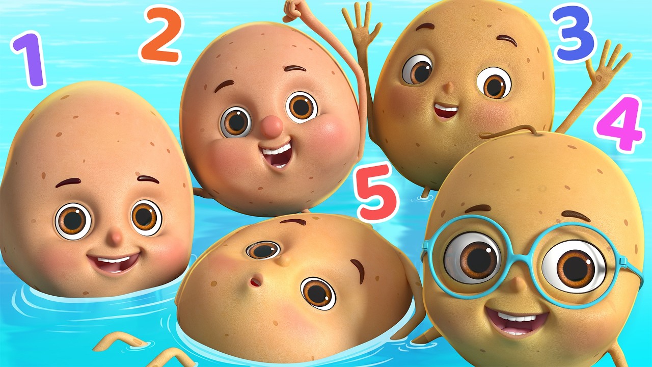 Number Song | Learn Numbers with Potatoes | 1234567 | Emma And Joey Nursery Rhymes