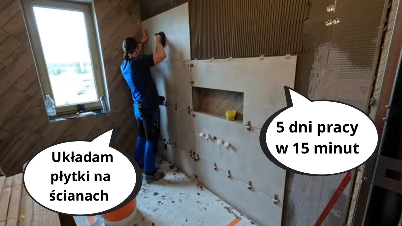 Jak ułożyłem płytki na ścianach w łazience -remont4you