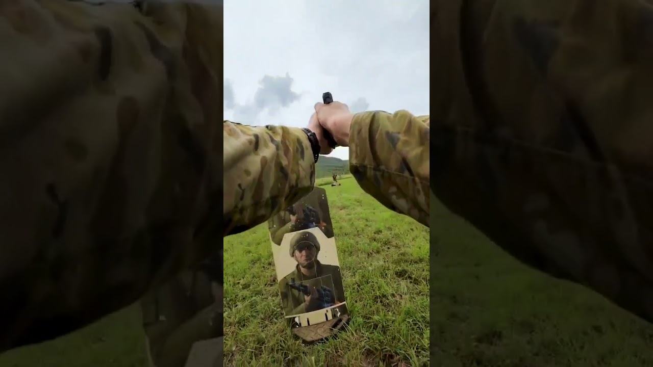 #AusArmy 1 RAR conduct combat shooting training #Shorts
