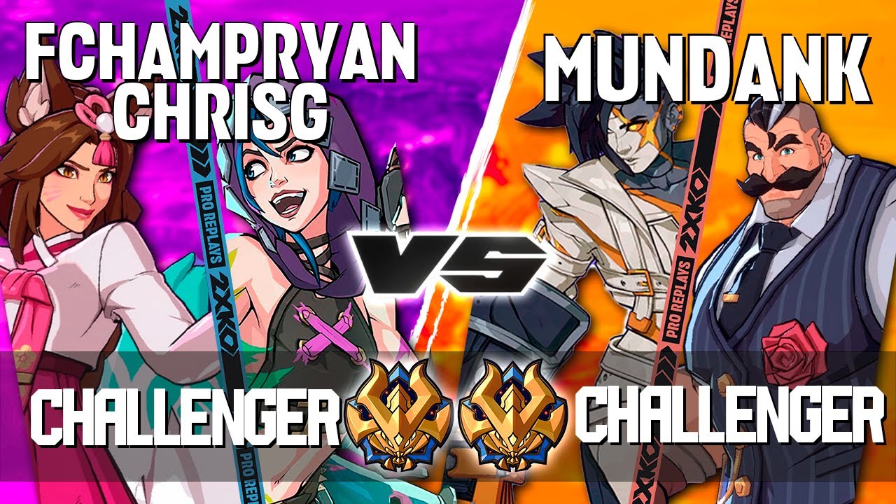 2XKO ▰ FCHAMPRYAN - CHRISG (Jinx-Ahri) vs MUNDANK (Vi-Braum) ▰ 2XKO Pro level replays