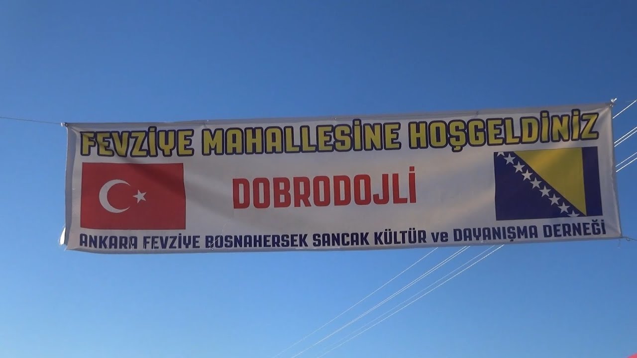 Ankara'nın Fevziye Mahallesinde Bosna Herseklilerle Anma Programı