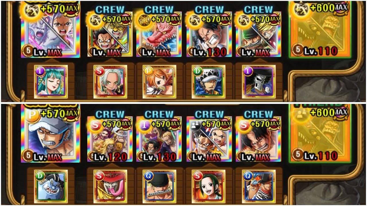 [OPTC] Kizuna vs. Kaido 10* - High damage Teams for every Color with Booster FC (30+)