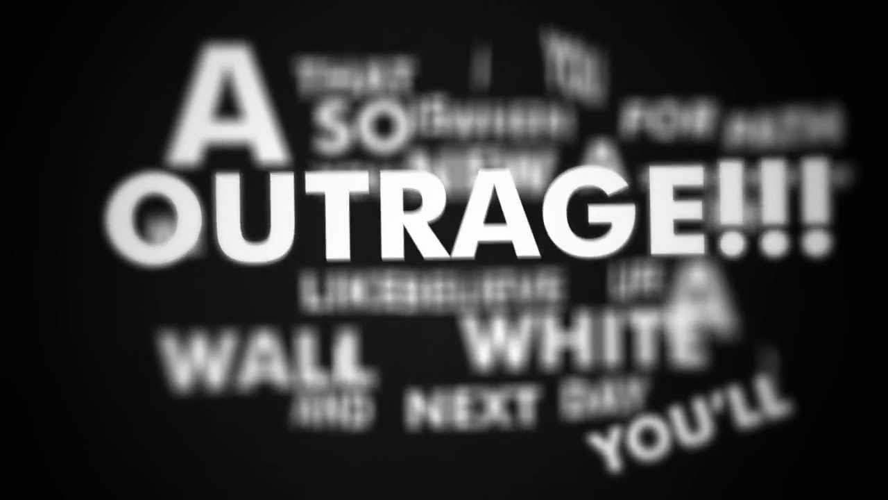 SKY ON EYE - OUTRAGE // KINETIC TYPOGRAPHY