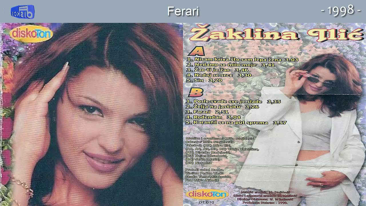 Zaklina Ilic - Ferari - (Audio 1998)
