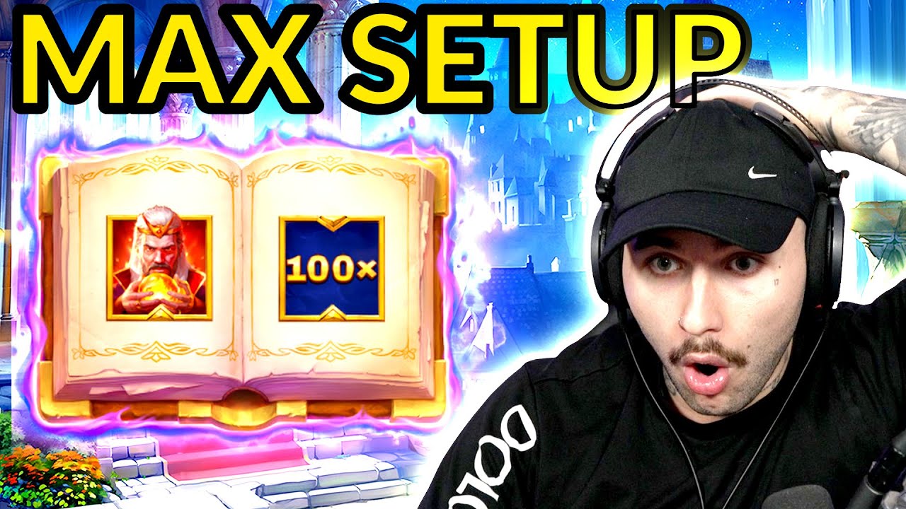 GETTING MAX SETUP ON THE *NEW* BOOK OF ARCANE 100 SLOT!! (BONUS BUYS)