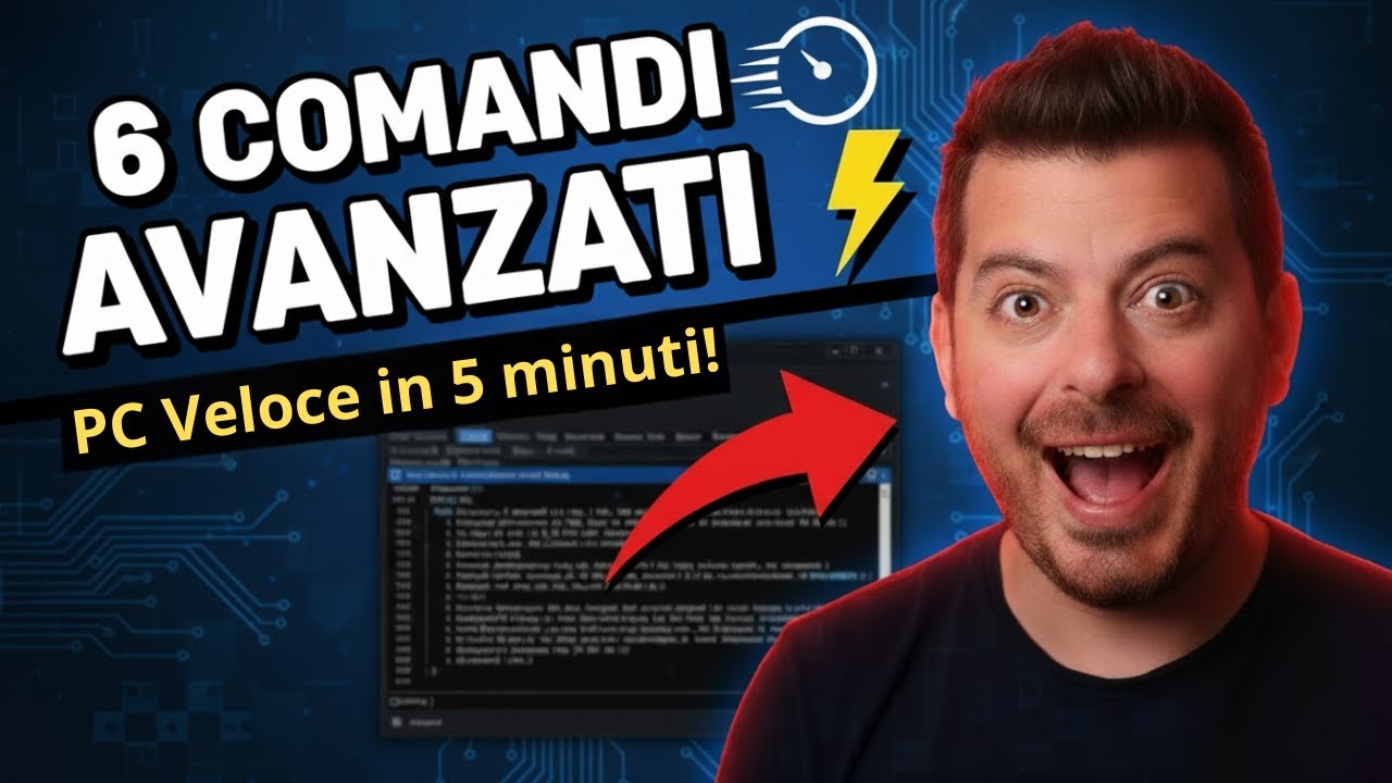 6 Comandi AVANZATI per Velocizzare Qualsiasi PC Windows (Funziona DAVVERO)