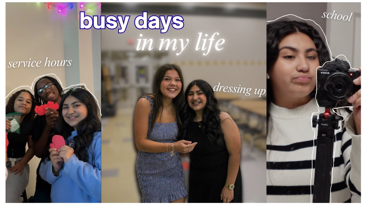 Busy days in my life//induction, school, club meetings