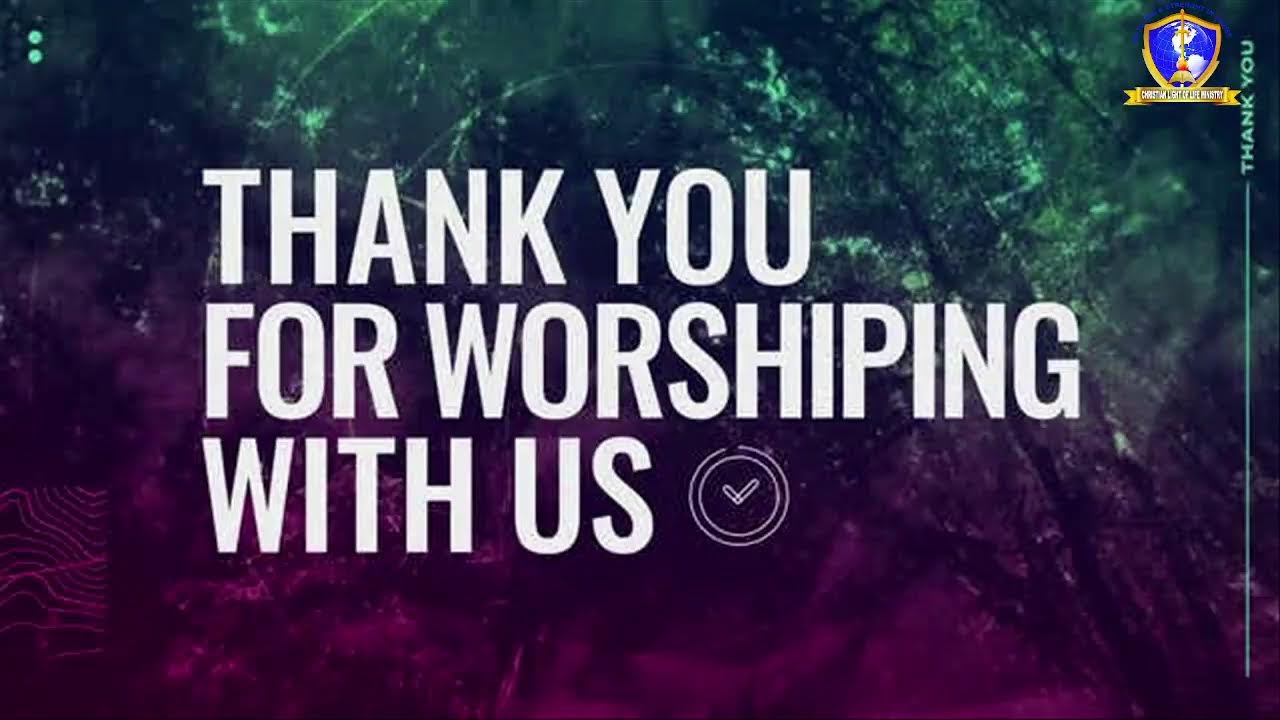 YOU ARE WELCOME TO OUR FRIDAY PRAYER AND PROPHETIC ALL-NIGHT SERVICE.