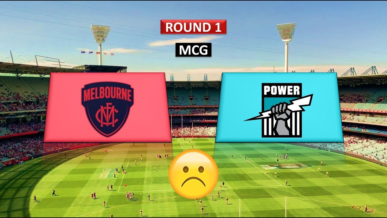 MELBOURNE vs PORT ADELAIDE ROUND 1 2019 AFL VLOG