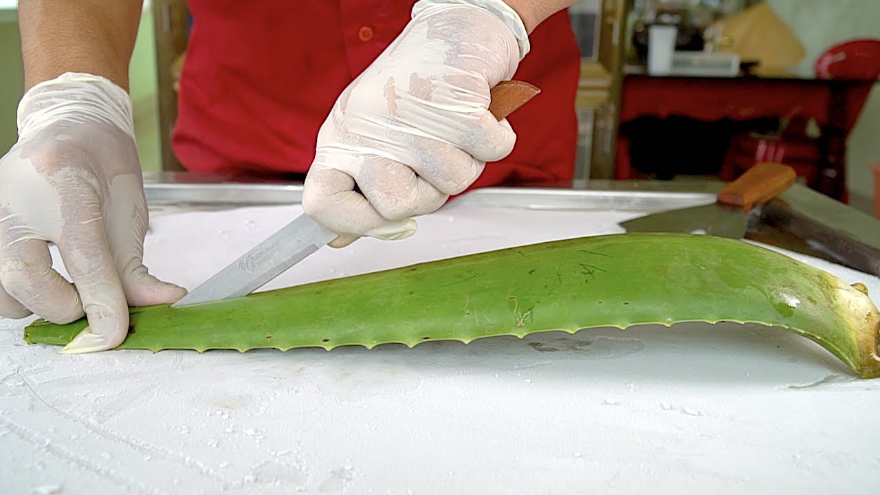 ALOE VERA ICE CREAM ROLLS
