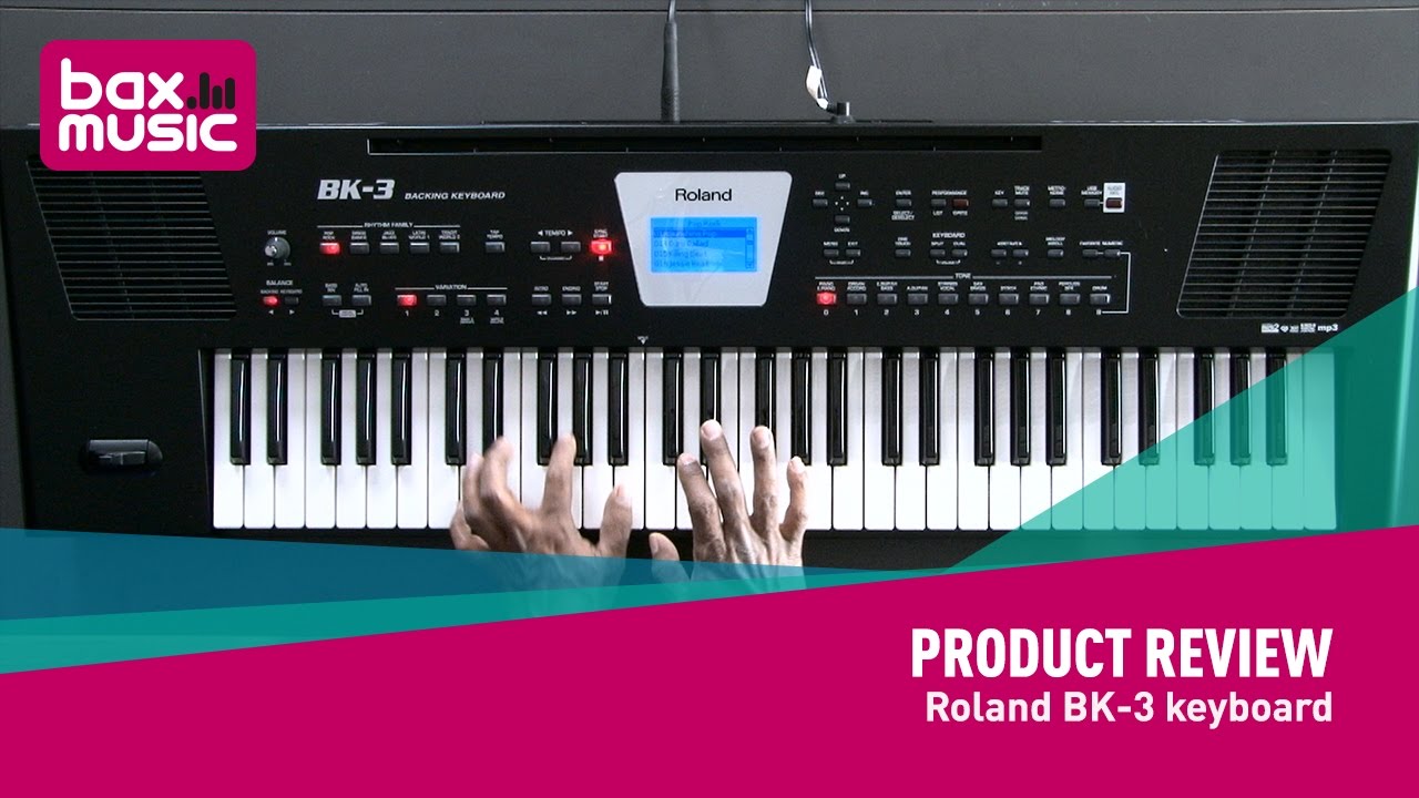 Roland BK-3 Keyboard Review | Bax Music