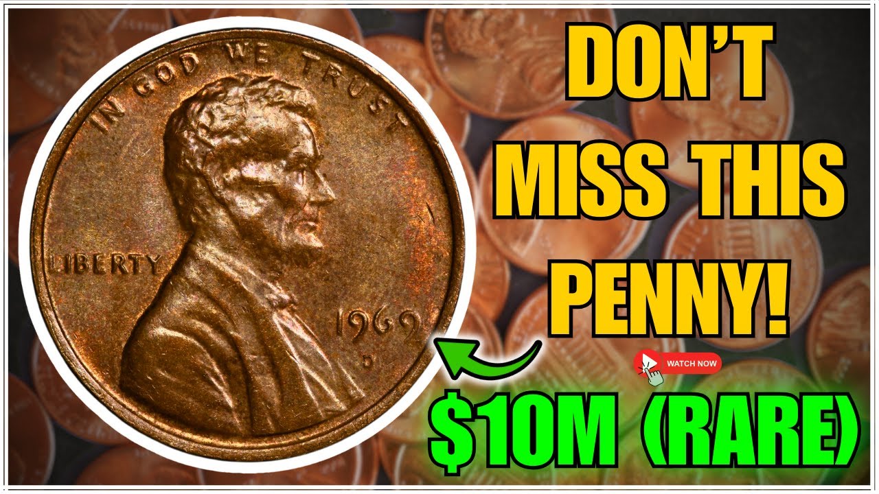 Top 10 Most Valuable Pennies in History! Including the Rare 1969-D Penny